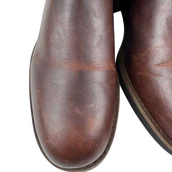 Timberland Women's Chelsea Boots Size US 8 Beckwith Leather Block Ankle Brown - Picture 4 of 13